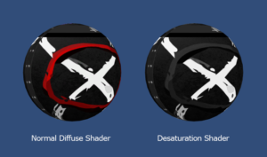 Unity 3D and Desaturation Shader