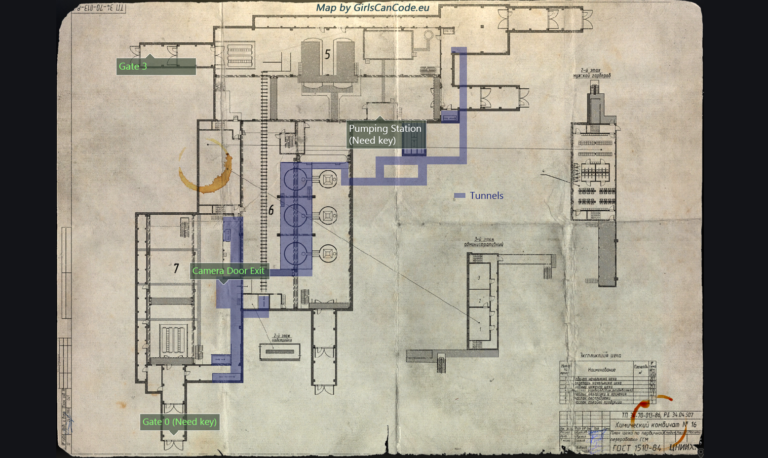 Escape from Tarkov Maps - Woods, Customs, Factory, Shoreline Map ...